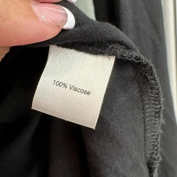 Saks Fifth Avenue Black Ruffle Sequin Lightweight Open Front Cardigan Size M - Picture 11 of 13